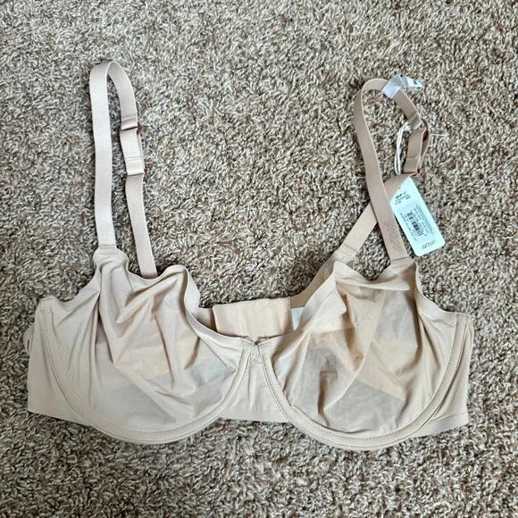 NWT Aerie SMOOTHEZ Mesh Unlined Full coverage Bra - 36D - Picture 1 of 3